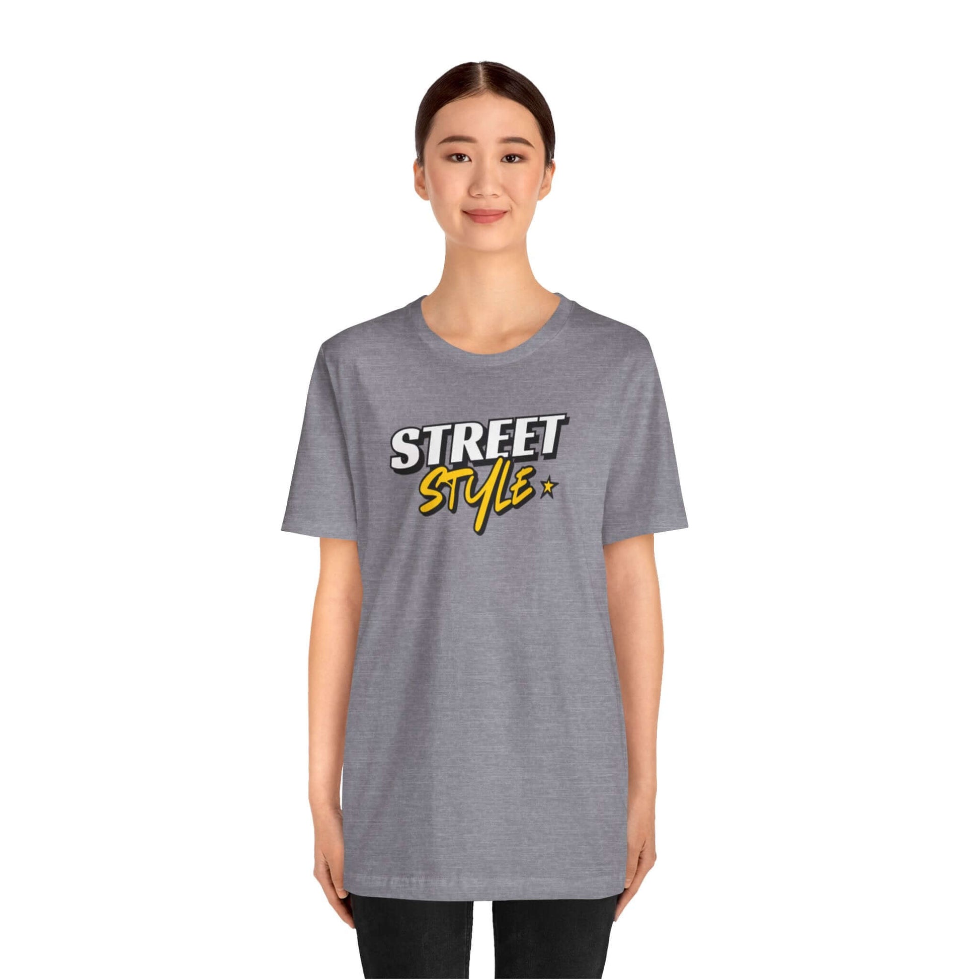 Unisex graphic street style tee, perfect for urban fashion enthusiasts and casual wear.