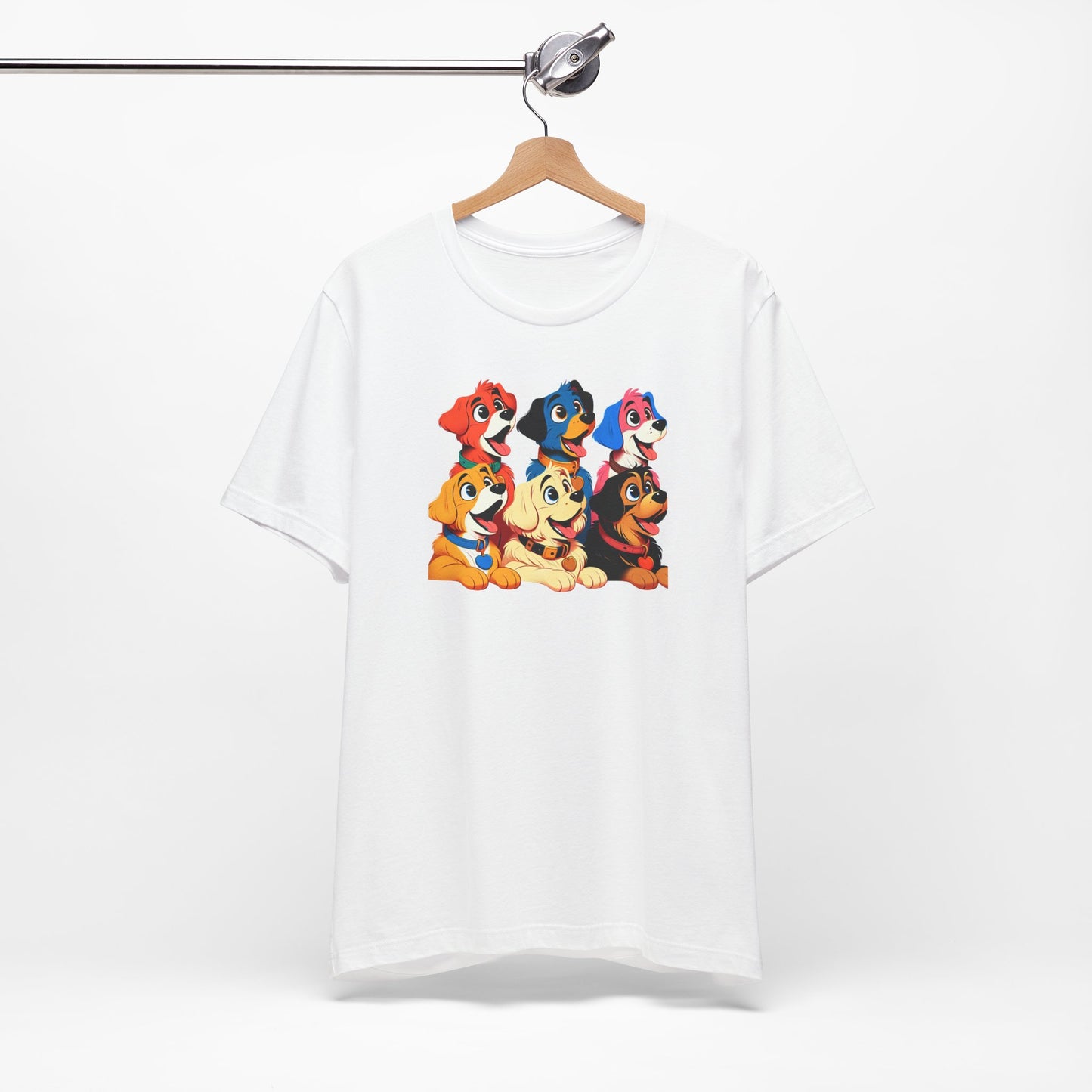 Cute Dog Squad Unisex Jersey Tee - Perfect for Pet Lovers