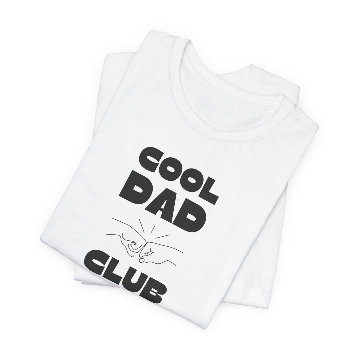 Cool Dad Club Men's Tee - Jersey Short Sleeve T-Shirt, Father's Day Gift