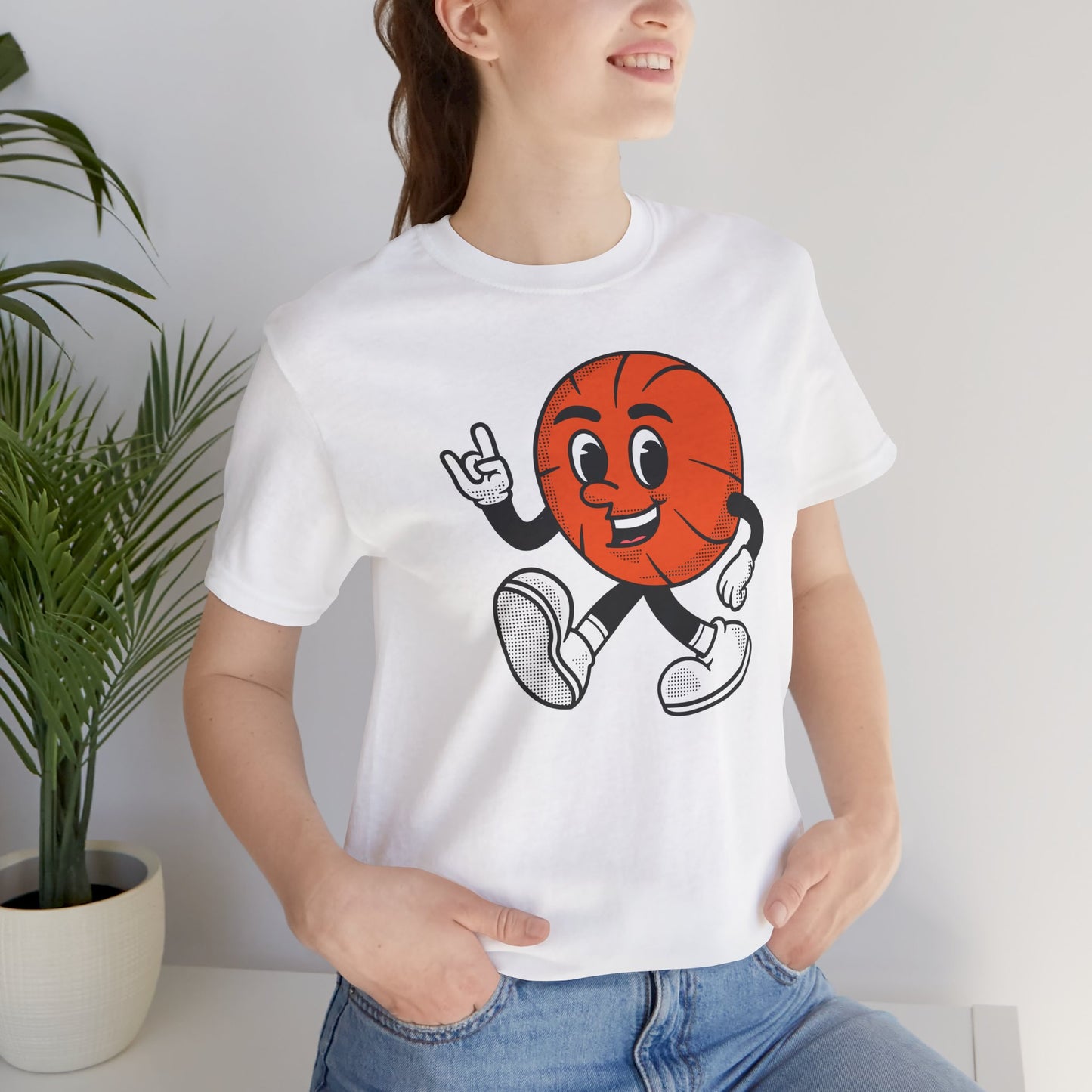 T-shirt unisexe Walking Basketball