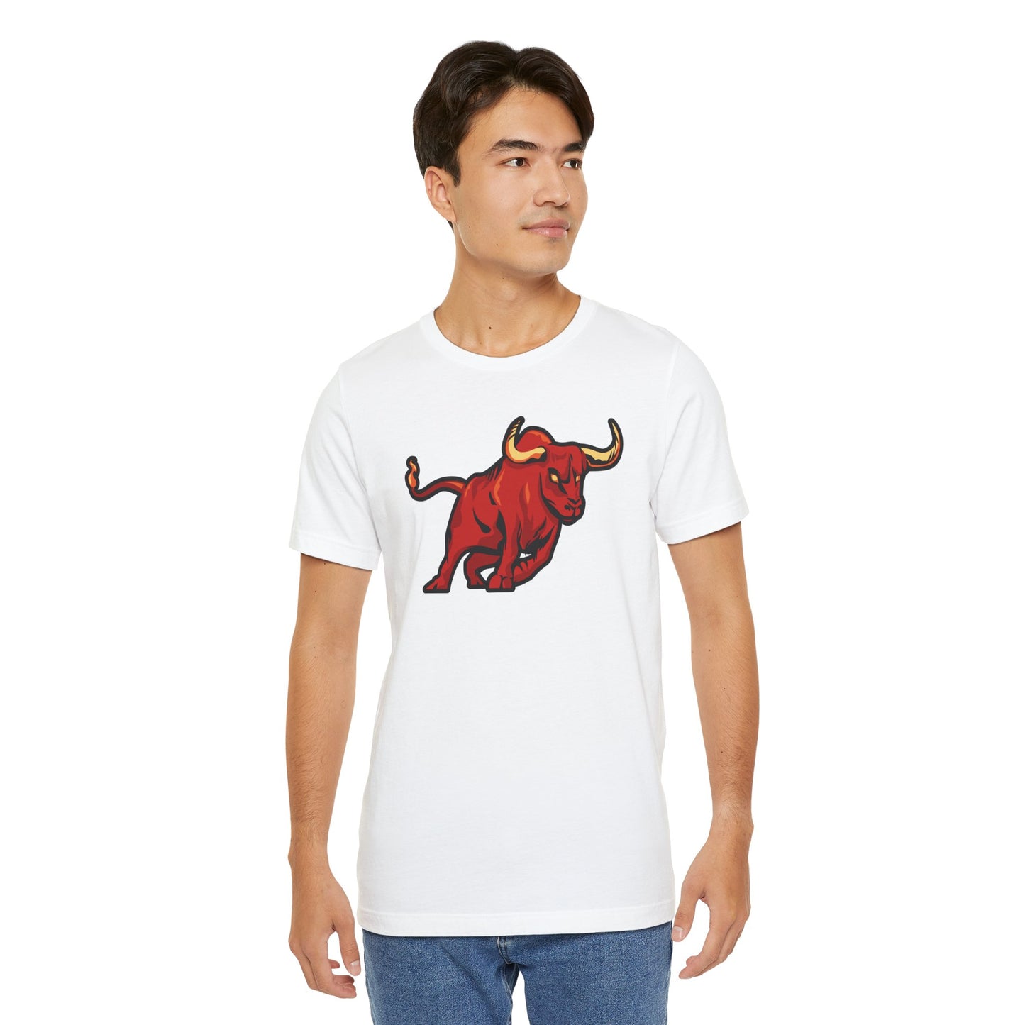 Vibrant Bull Graphic Tee - Unisex Jersey