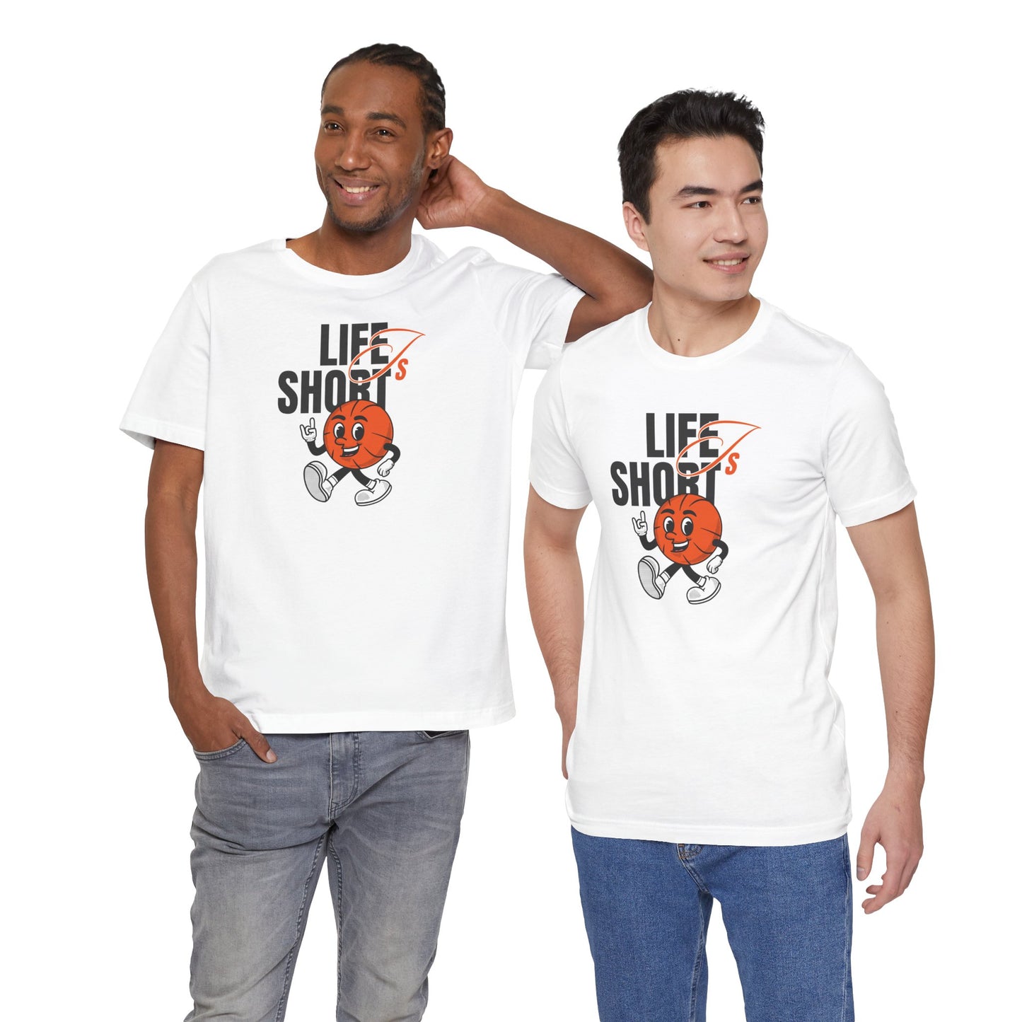 Life is Short Funny Unisex Jersey Tee