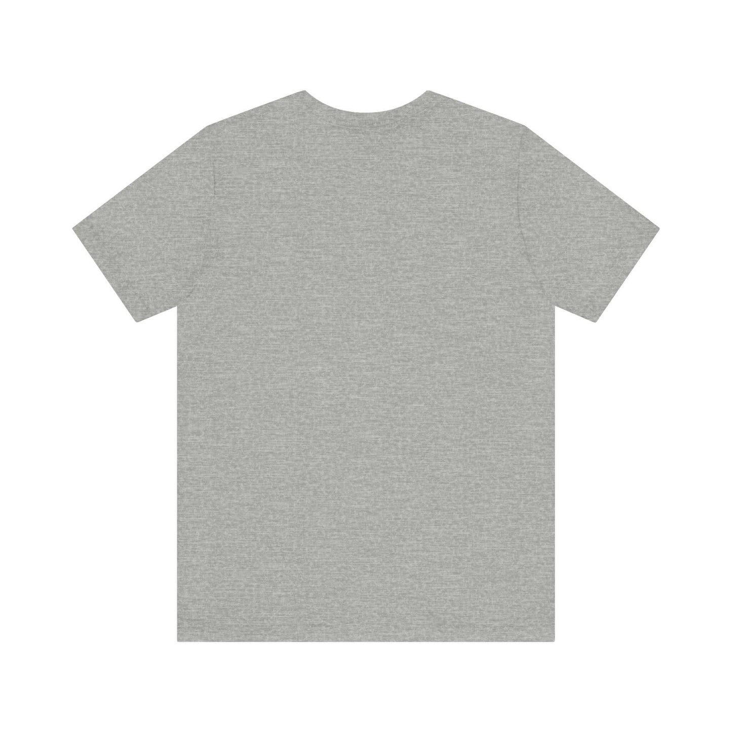 Back view of Positive Vibe Women's Tee in gray, stylish casual wear for women.