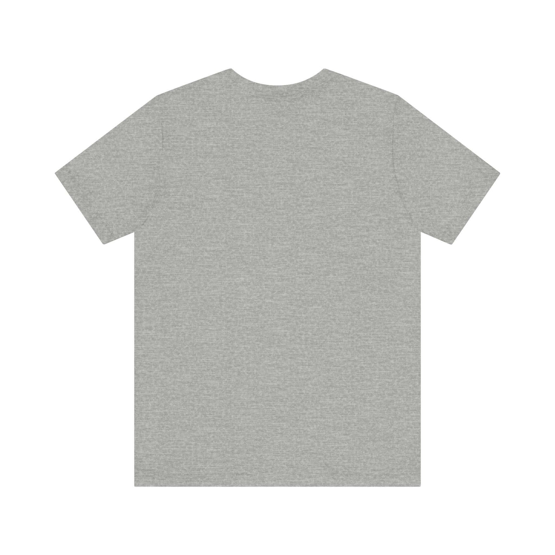 Back view of Positive Vibe Women's Tee in gray, stylish casual wear for women.