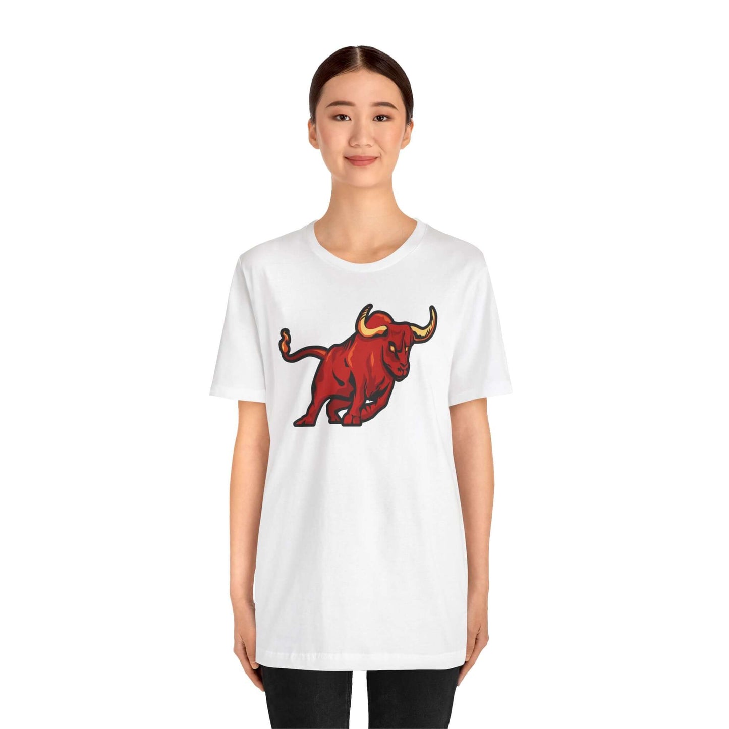 Vibrant Bull Graphic Tee - Unisex Jersey
