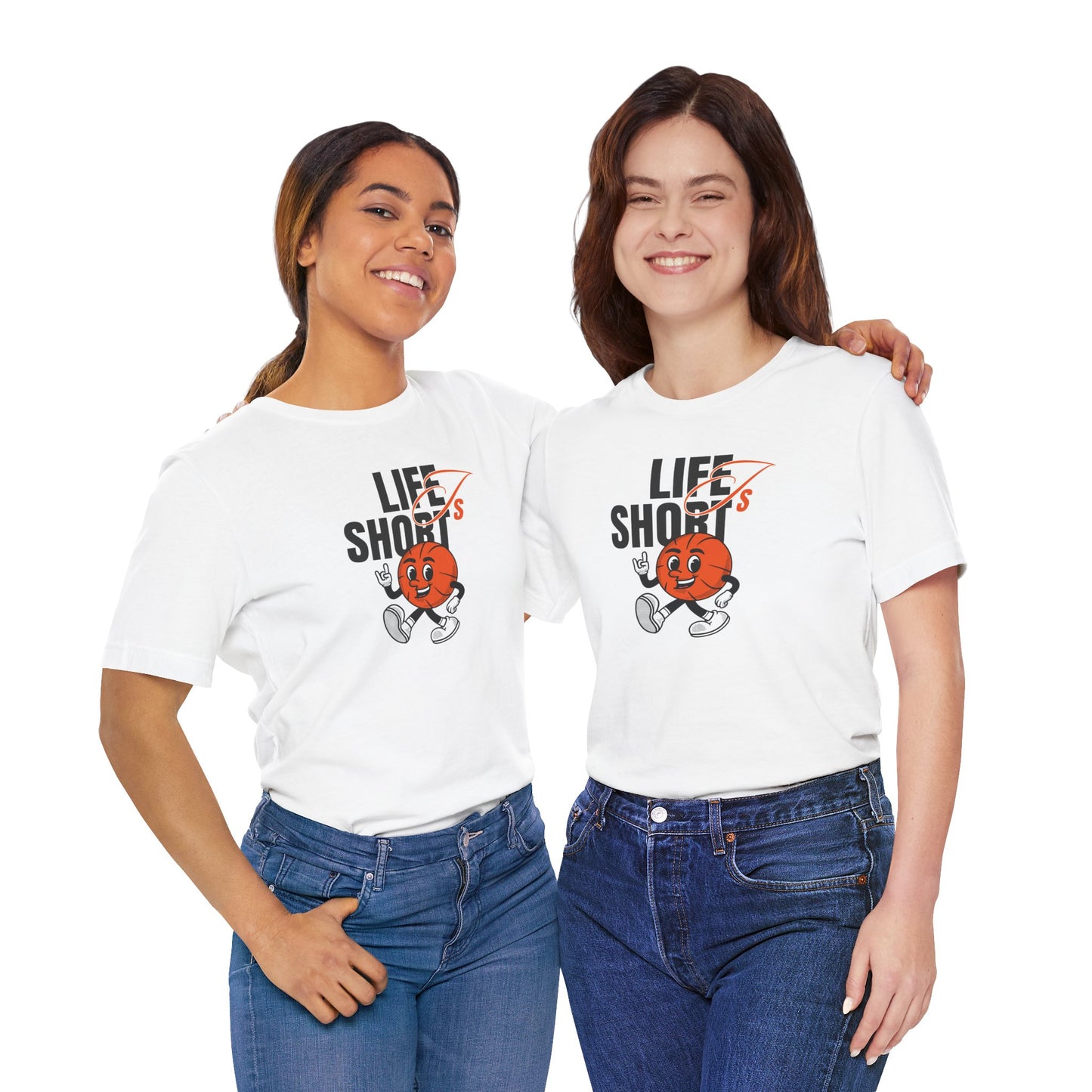 Life is Short Funny Unisex Jersey Tee