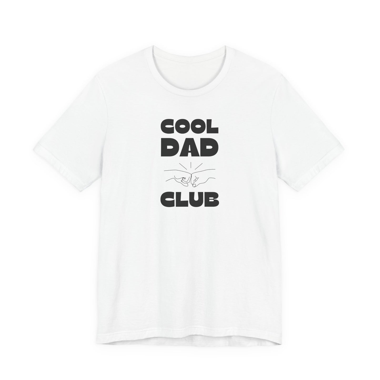 Cool Dad Club Men's Tee - Jersey Short Sleeve T-Shirt, Father's Day Gift