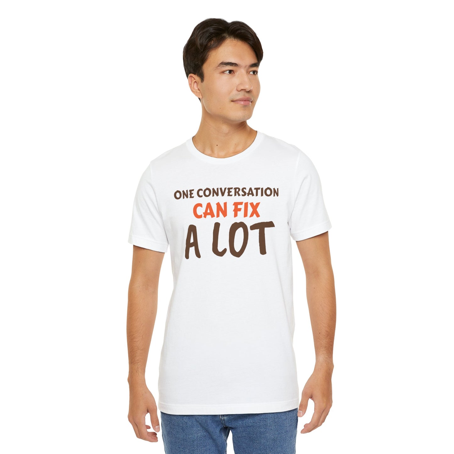 Inspirational Conversation T-Shirt for Mental Health Awareness