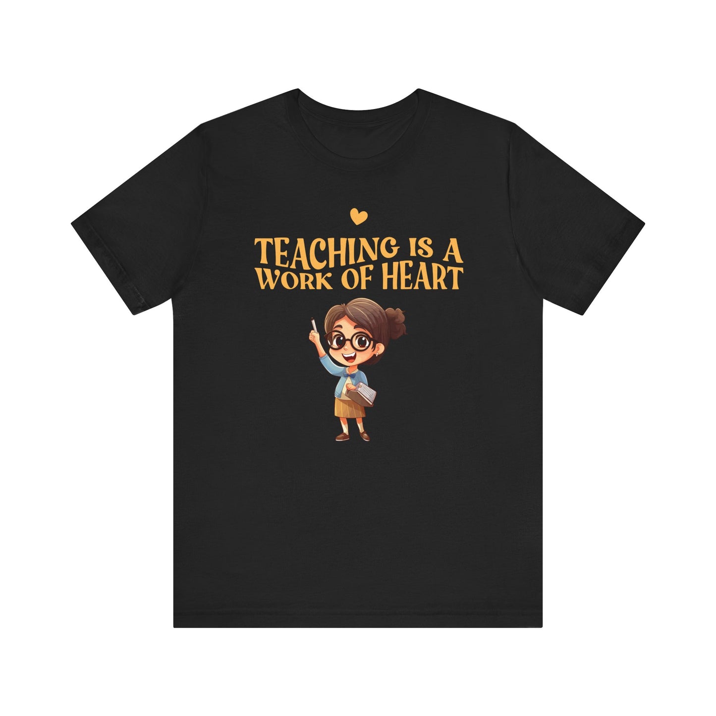 Express Delivery Unisex Jersey Short Sleeve Tee - TEACHING IS A WORK OF HEART