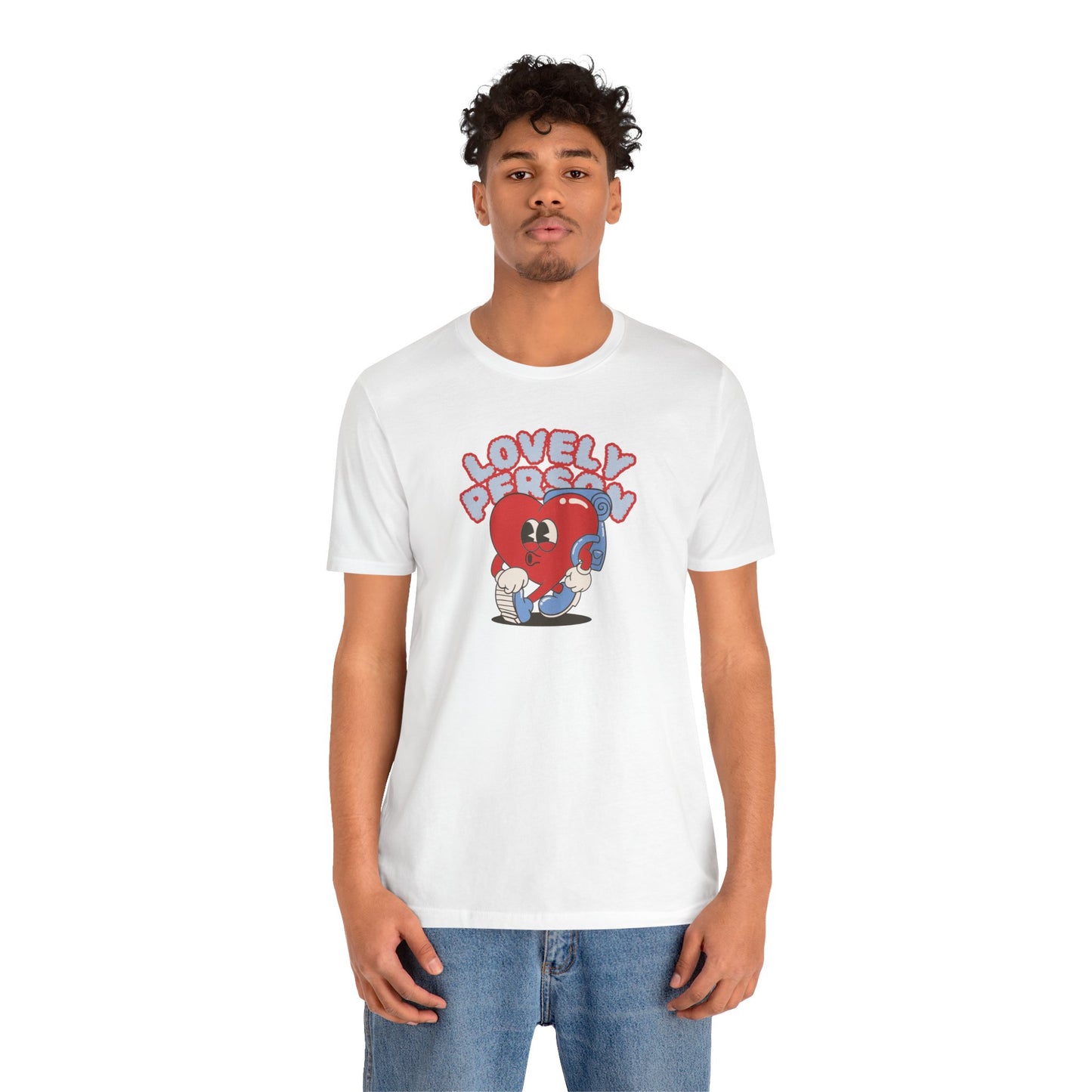 Lovely Person Short Sleeve Tee - Kind Souls Unisex Jersey