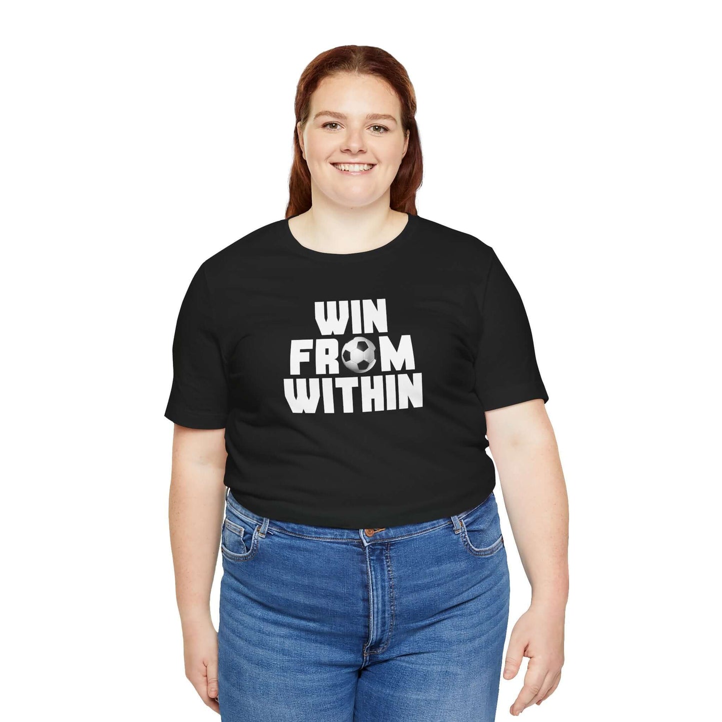 Motivational Soccer Tee - 'Win From Within' Unisex Jersey
