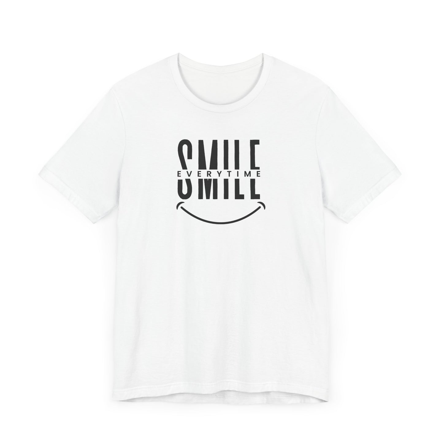 Smile Everytime Unisex Jersey Tee - Casual Inspiration Wear