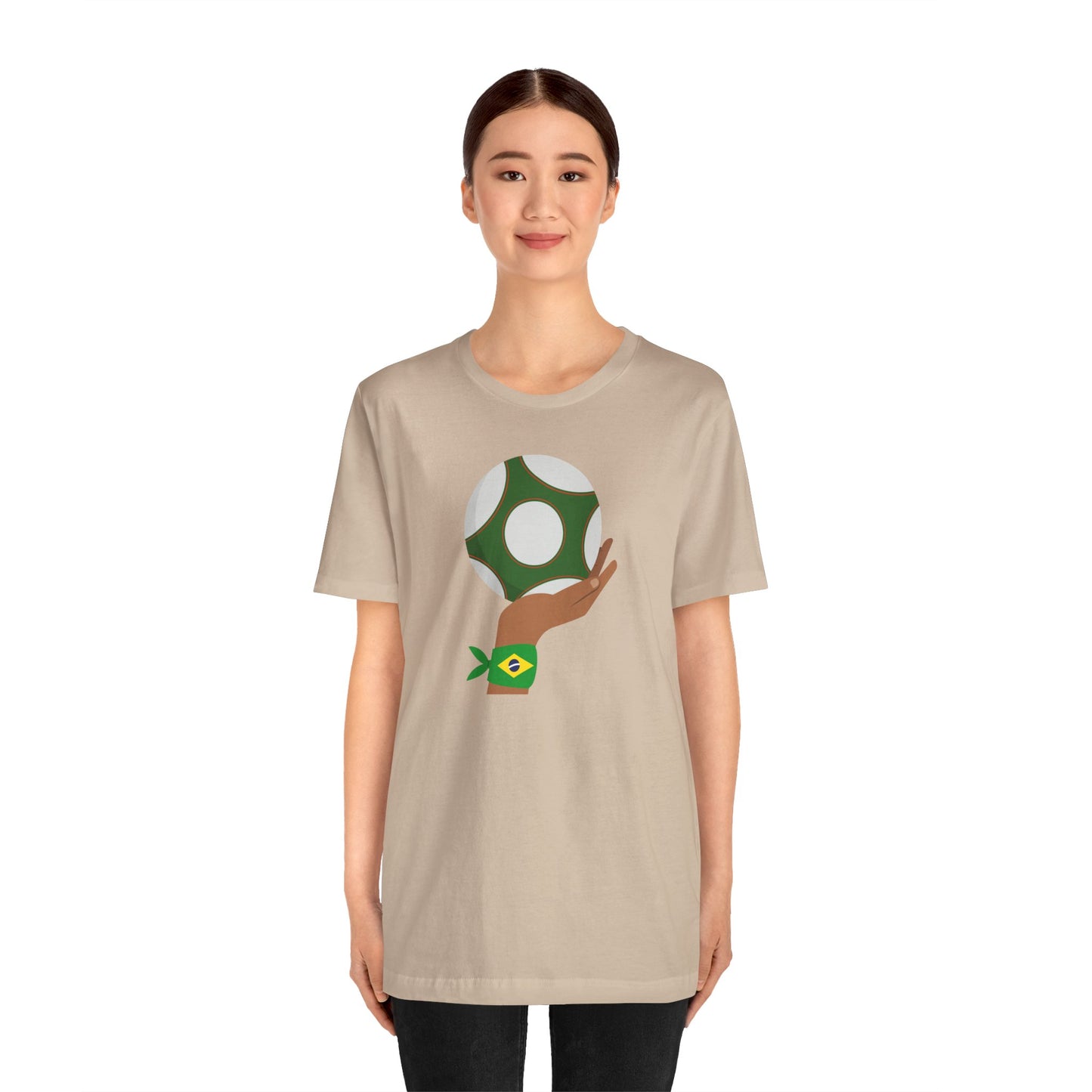 T-shirt unisexe de football brésilien - Livraison express disponible