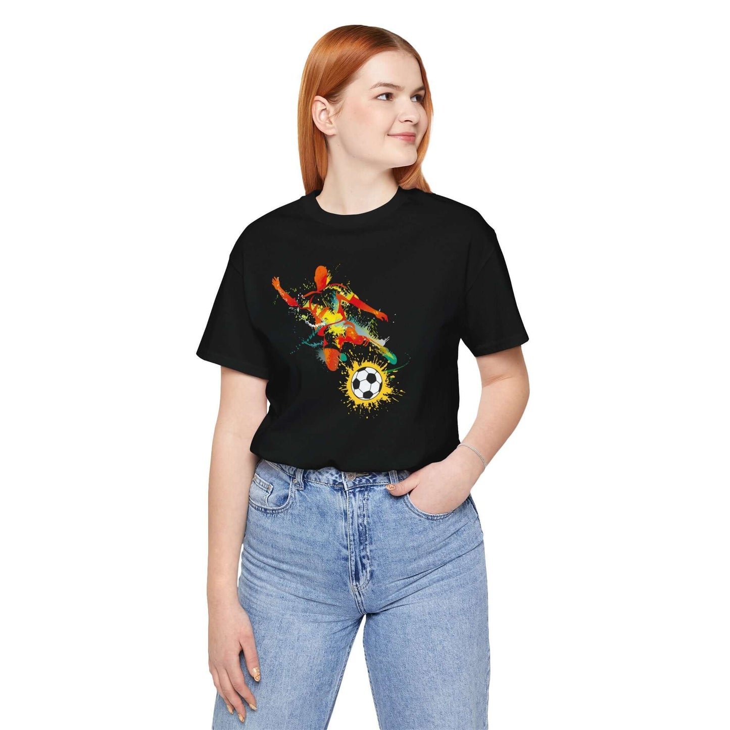 Soccer Champion Unisex Tee - Colorful Sports Graphic T-Shirt