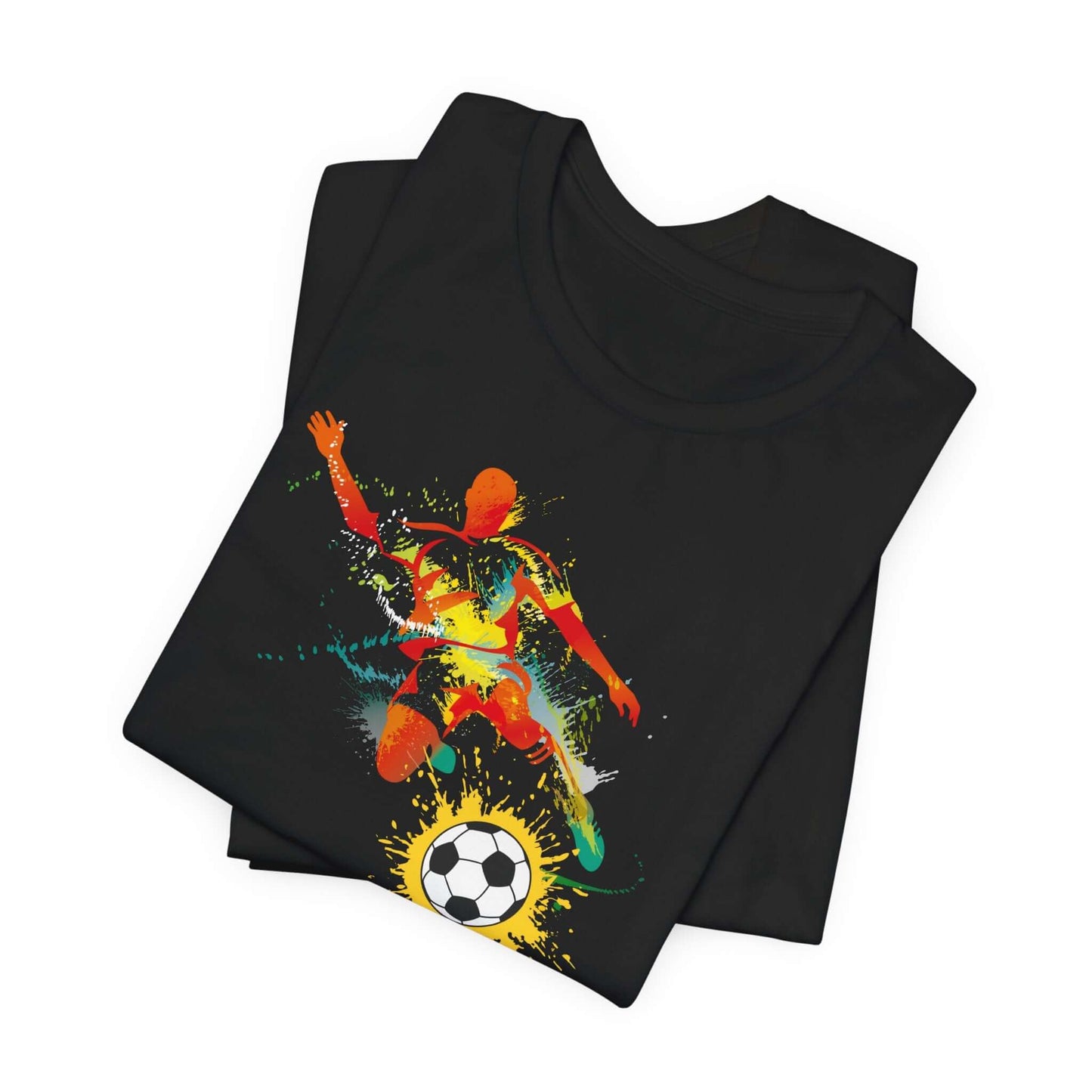 Soccer Champion Unisex Tee - Colorful Sports Graphic T-Shirt