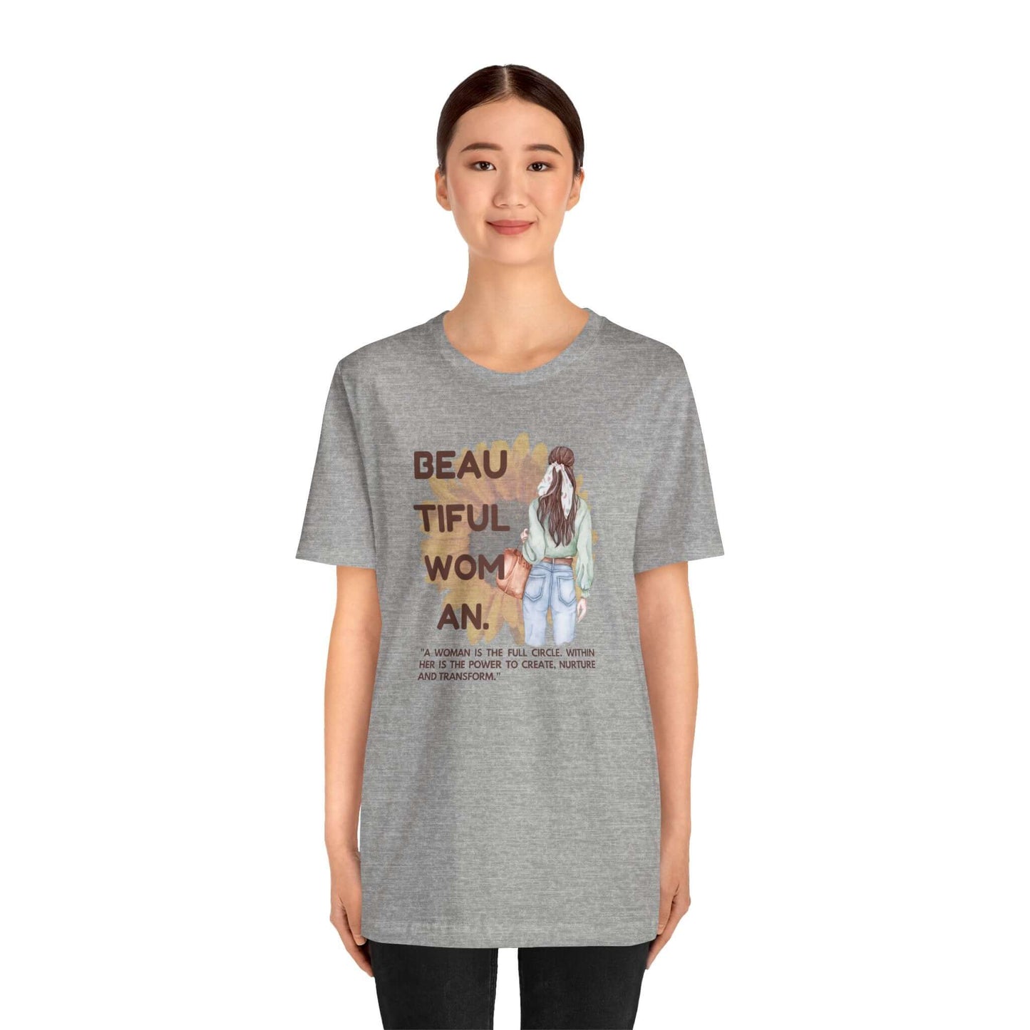 Positive Vibe Women's Tee featuring a beautiful design with inspiring text, perfect for casual wear.