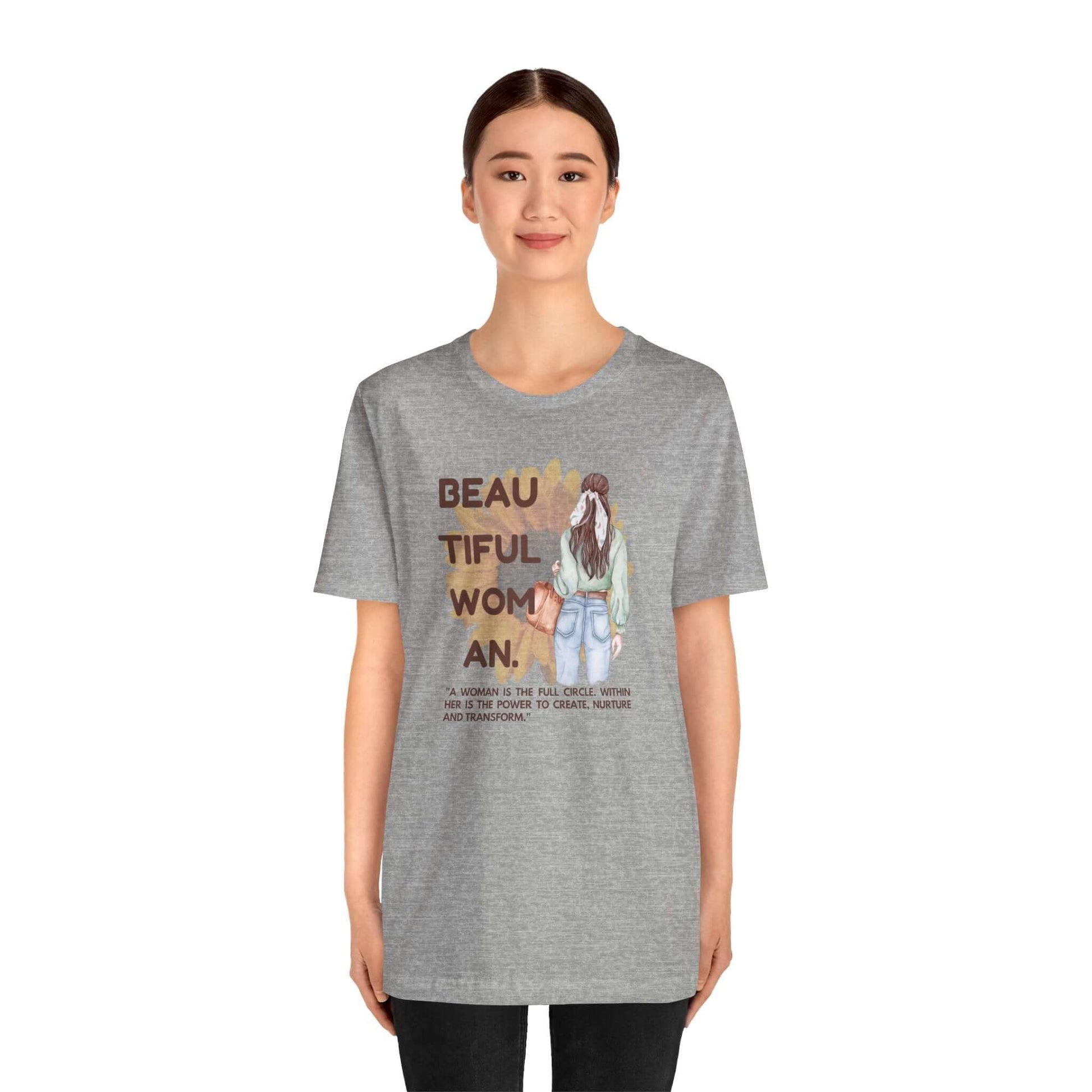 Positive Vibe Women's Tee featuring a beautiful design with inspiring text, perfect for casual wear.