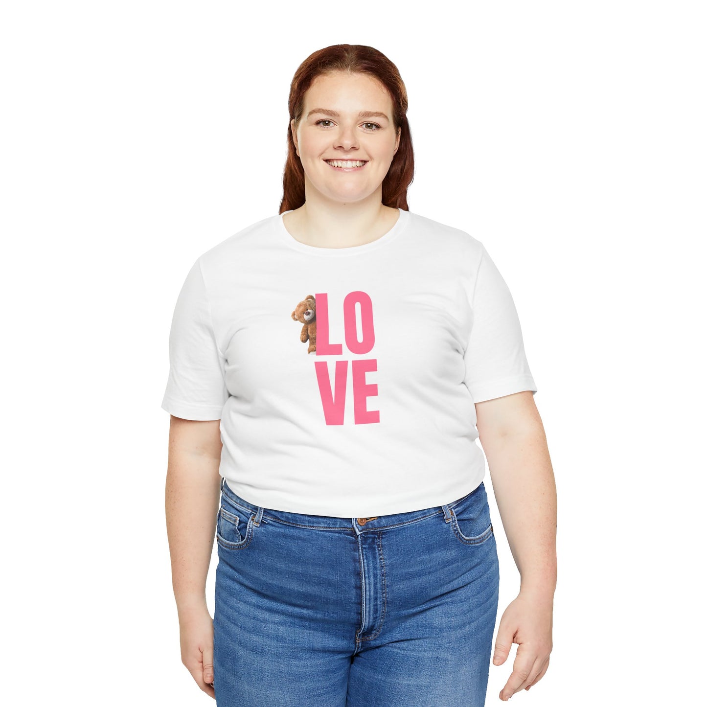 Love Graphic Jersey Tee - Perfect for Valentine's Day & Everyday Wear