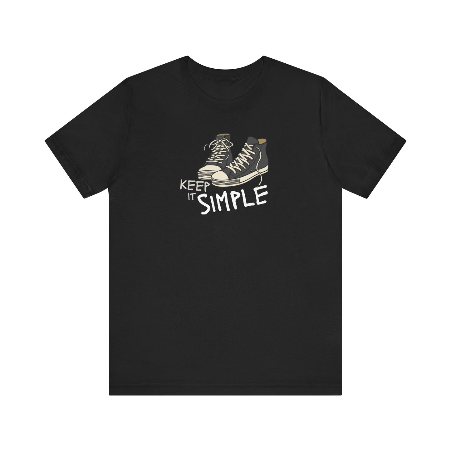 Simple Graphic Tee - Casual Unisex Jersey Short Sleeve T-Shirt