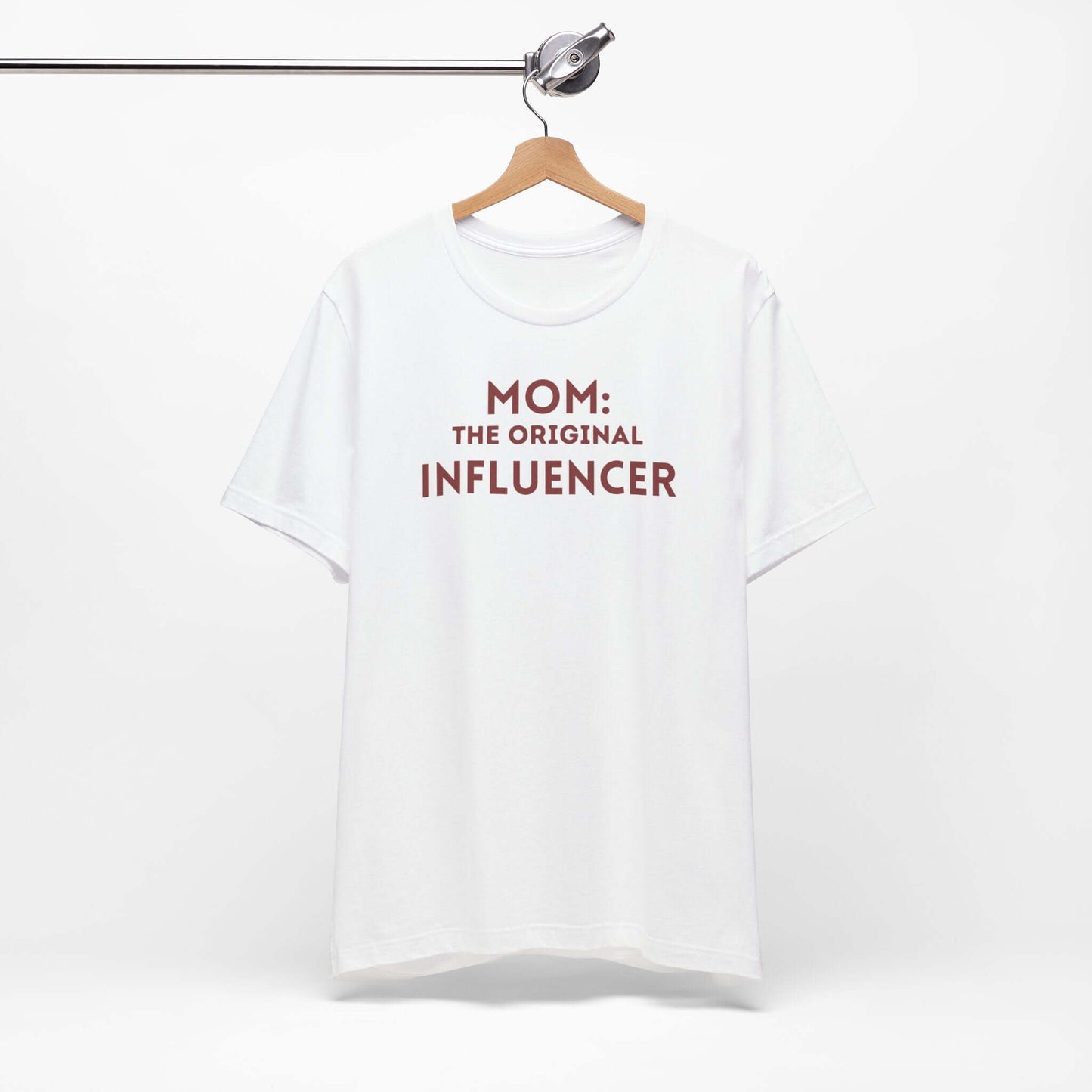 Funny Mom Tee - "Mom: The Original Influencer" - Unisex Jersey Short Sleeve T-Shirt
