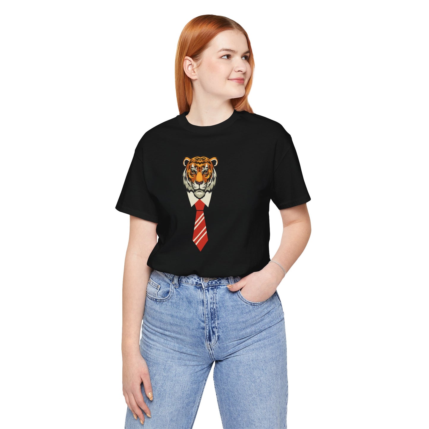 Tiger Boss Unisex Short Sleeve Tee - Stylish Animal Graphic Tee for Casual Wear