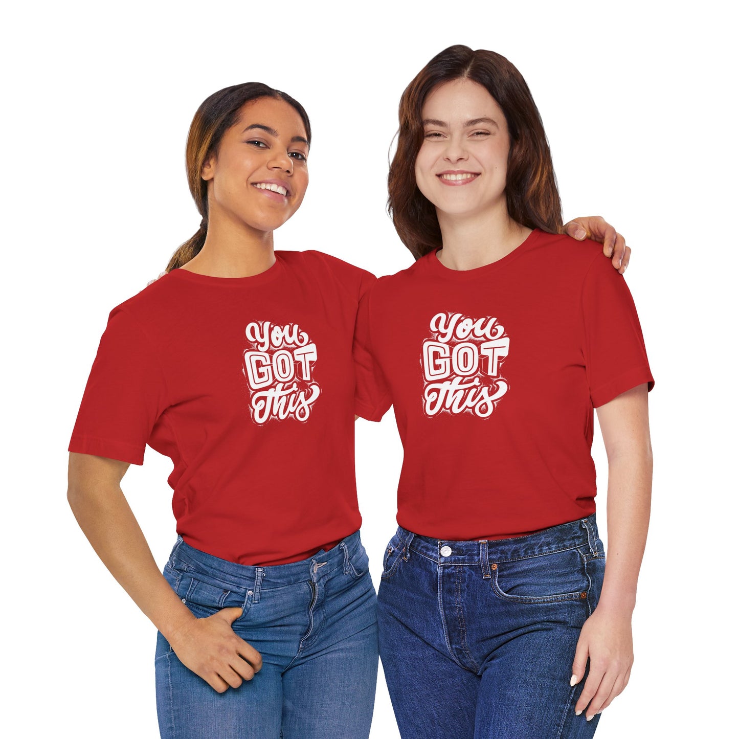 Motivational Unisex Tee - 'You Got This' Red T-Shirt