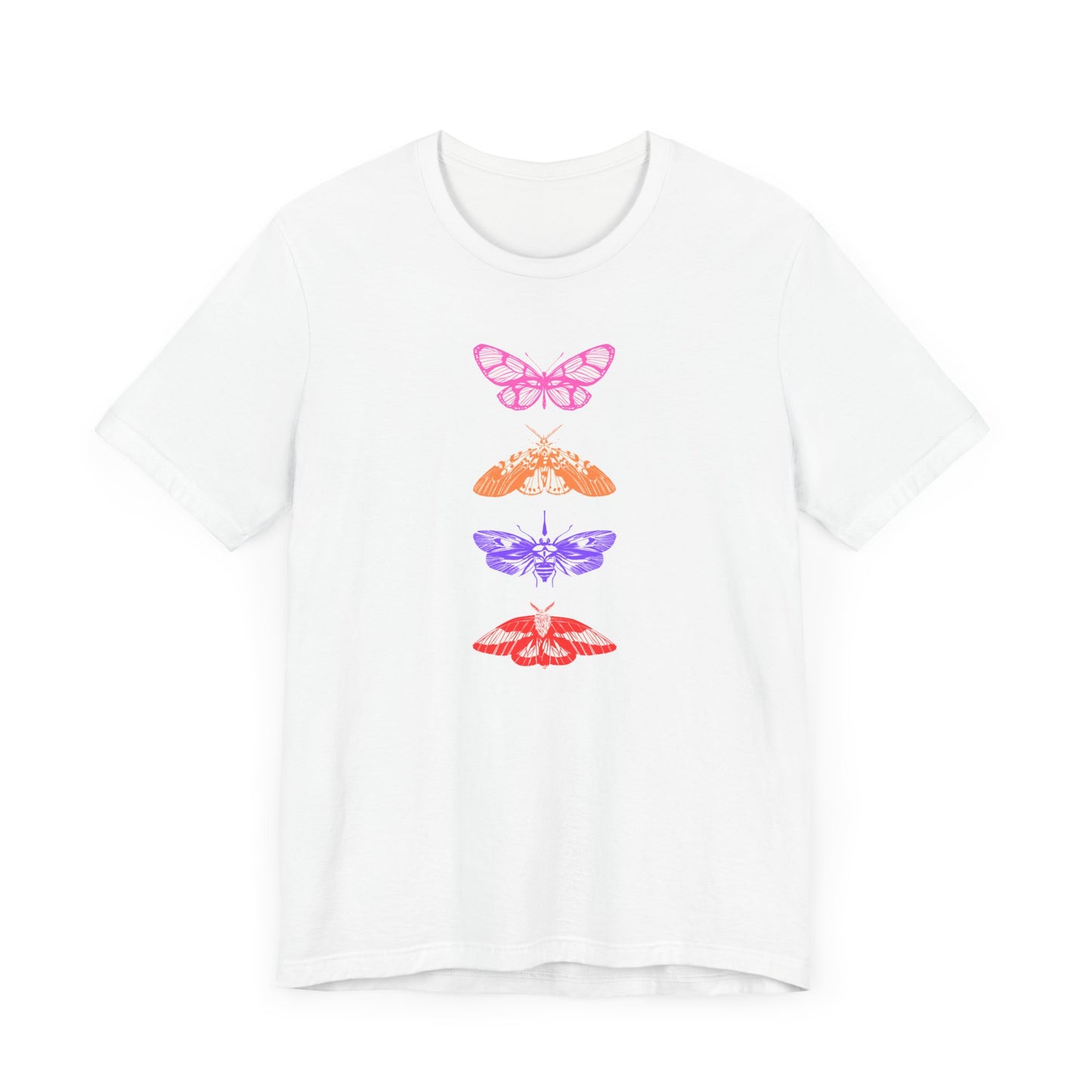 Bohemian Butterfly Graphic Tee - Unisex Jersey Short Sleeve T-Shirt