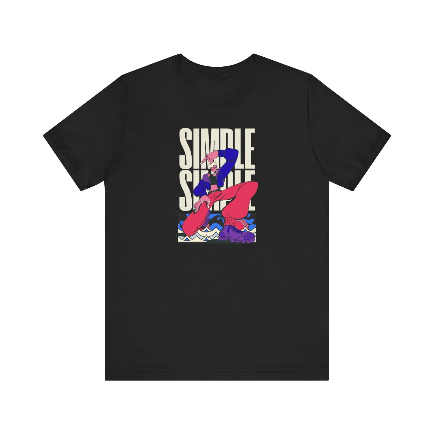 Simple Scene Graphic Tee - Unisex Jersey Short Sleeve Shirt