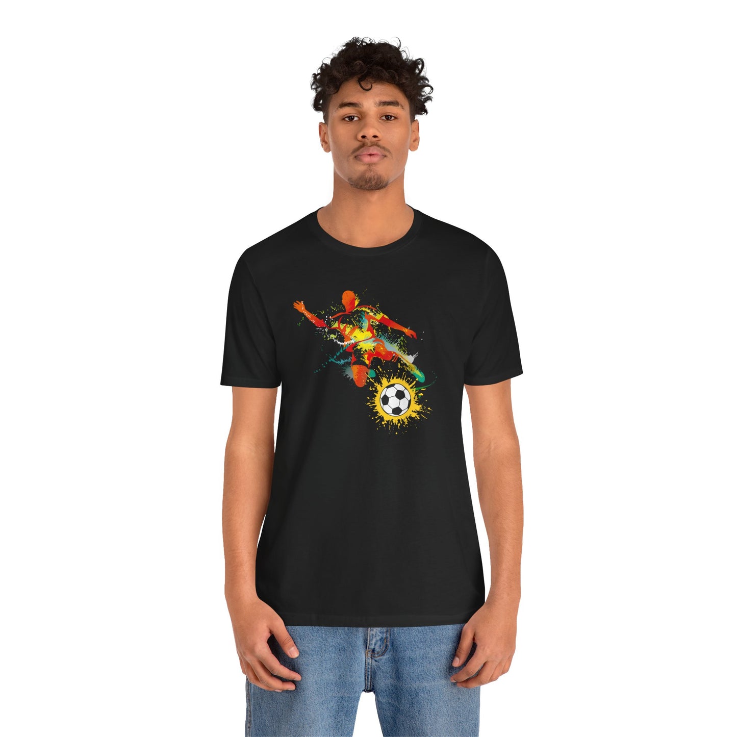 Soccer Champion Unisex Tee - Colorful Sports Graphic T-Shirt