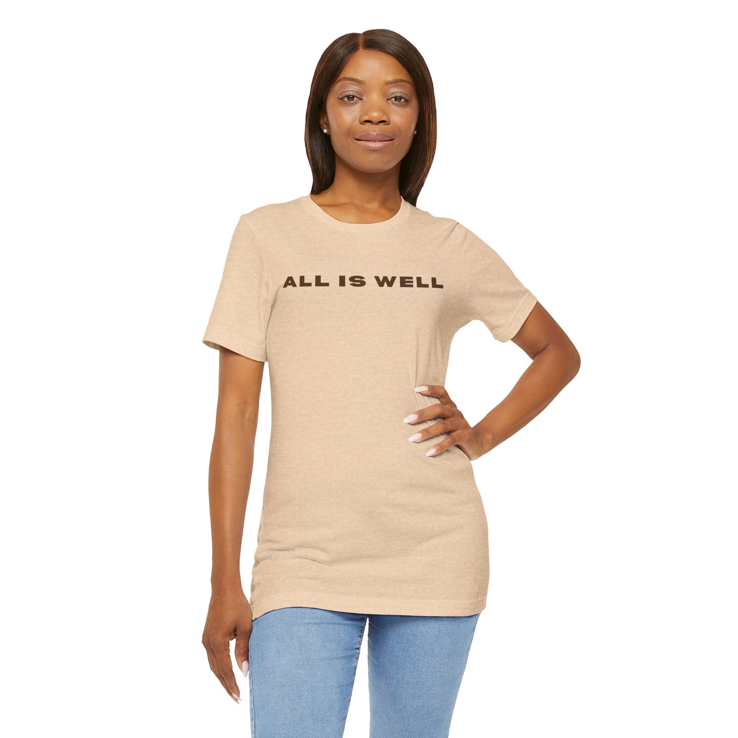 Inspirational Tee - 'All is Well' T-Shirt