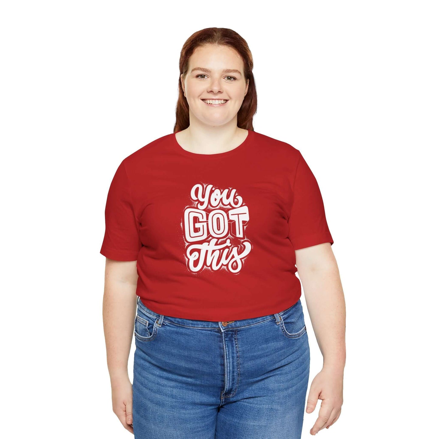 Motivational Unisex Tee - 'You Got This' Red T-Shirt