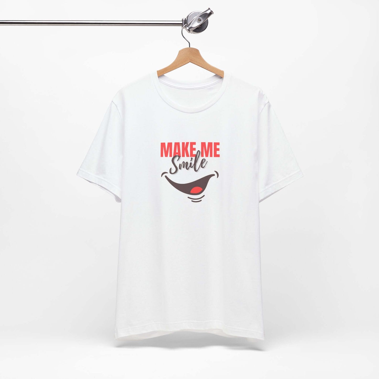 Make Me Smile Tee - Unisex Jersey Short Sleeve T-Shirt for Everyday Joy