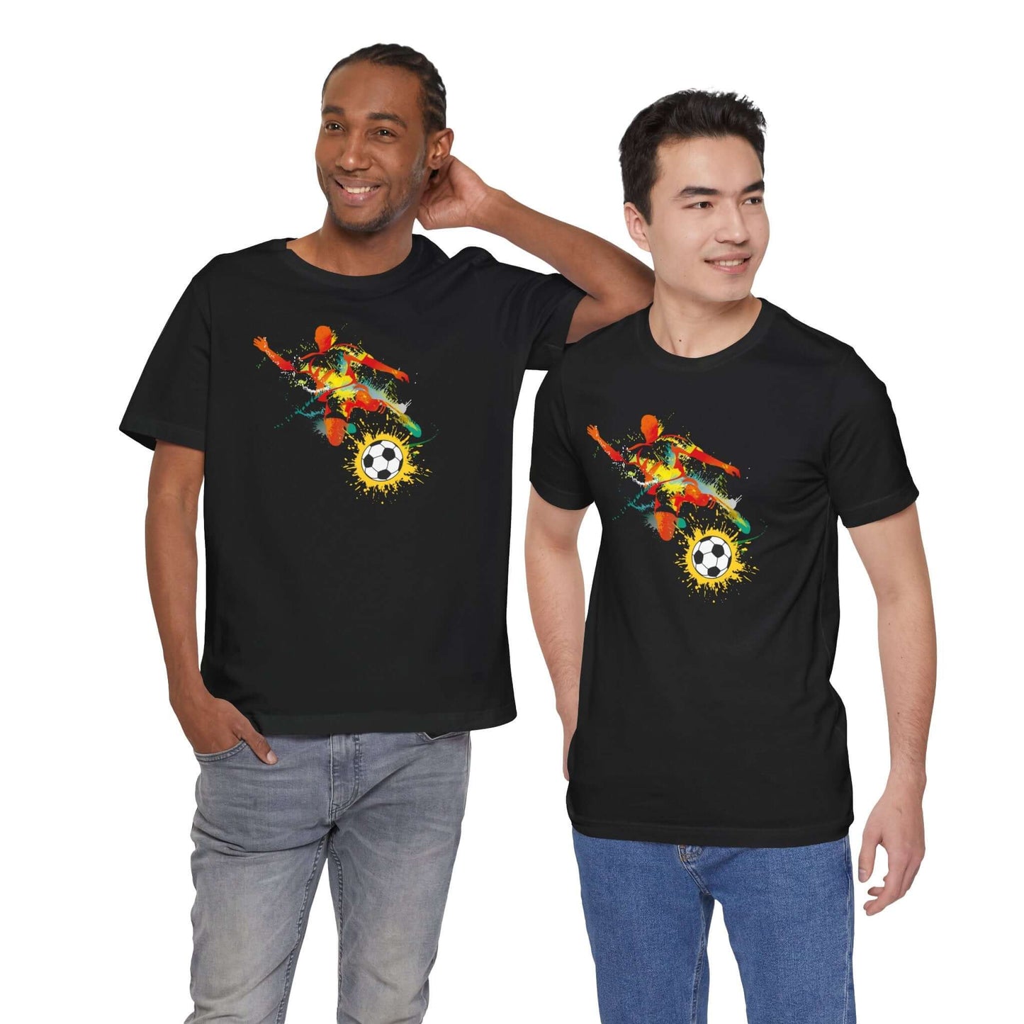 Soccer Champion Unisex Tee - Colorful Sports Graphic T-Shirt