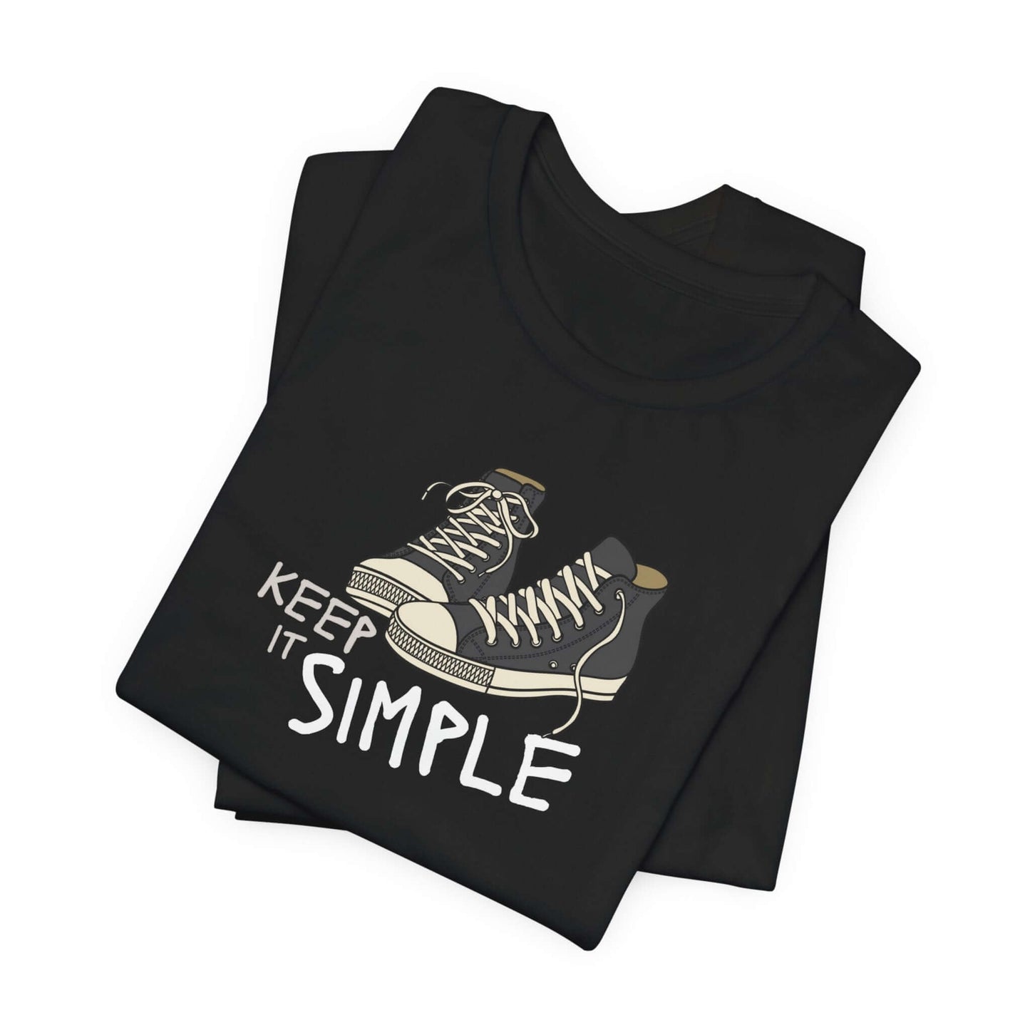 Simple Graphic Tee - Casual Unisex Jersey Short Sleeve T-Shirt