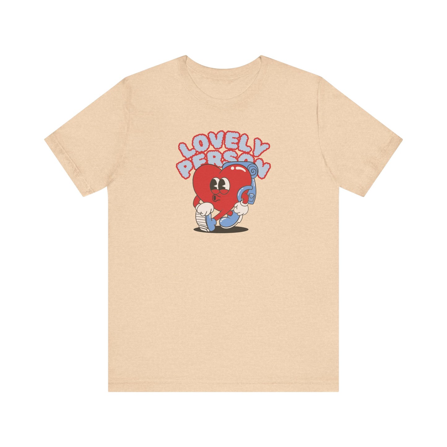 Lovely Person Short Sleeve Tee - Kind Souls Unisex Jersey
