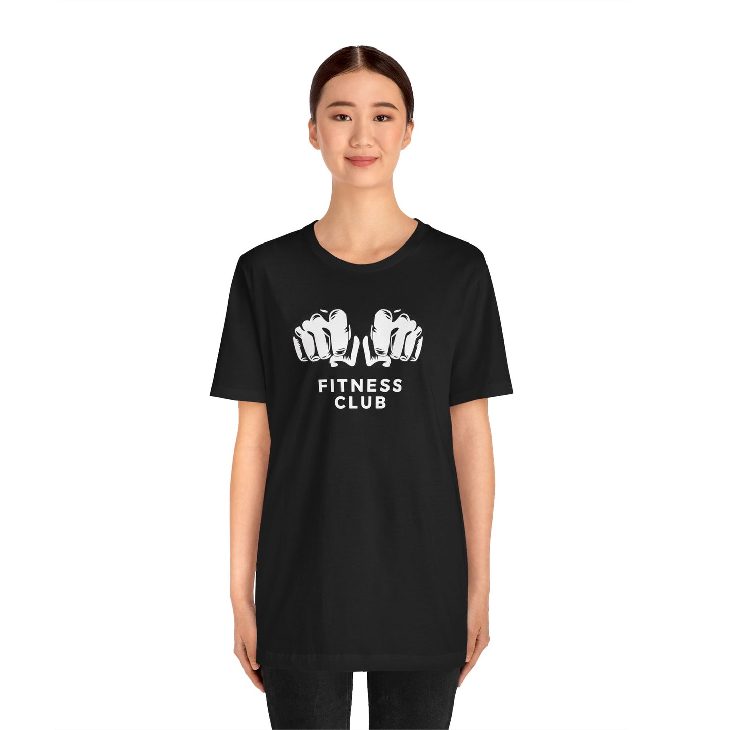 Fitness Club Unisex Jersey Tee - Bold Workout Shirt