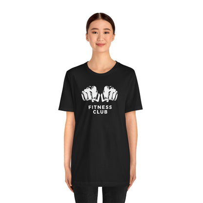 Fitness Club Unisex Jersey Tee - Bold Workout Shirt