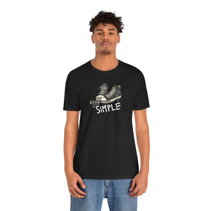 Simple Graphic Tee - Casual Unisex Jersey Short Sleeve T-Shirt