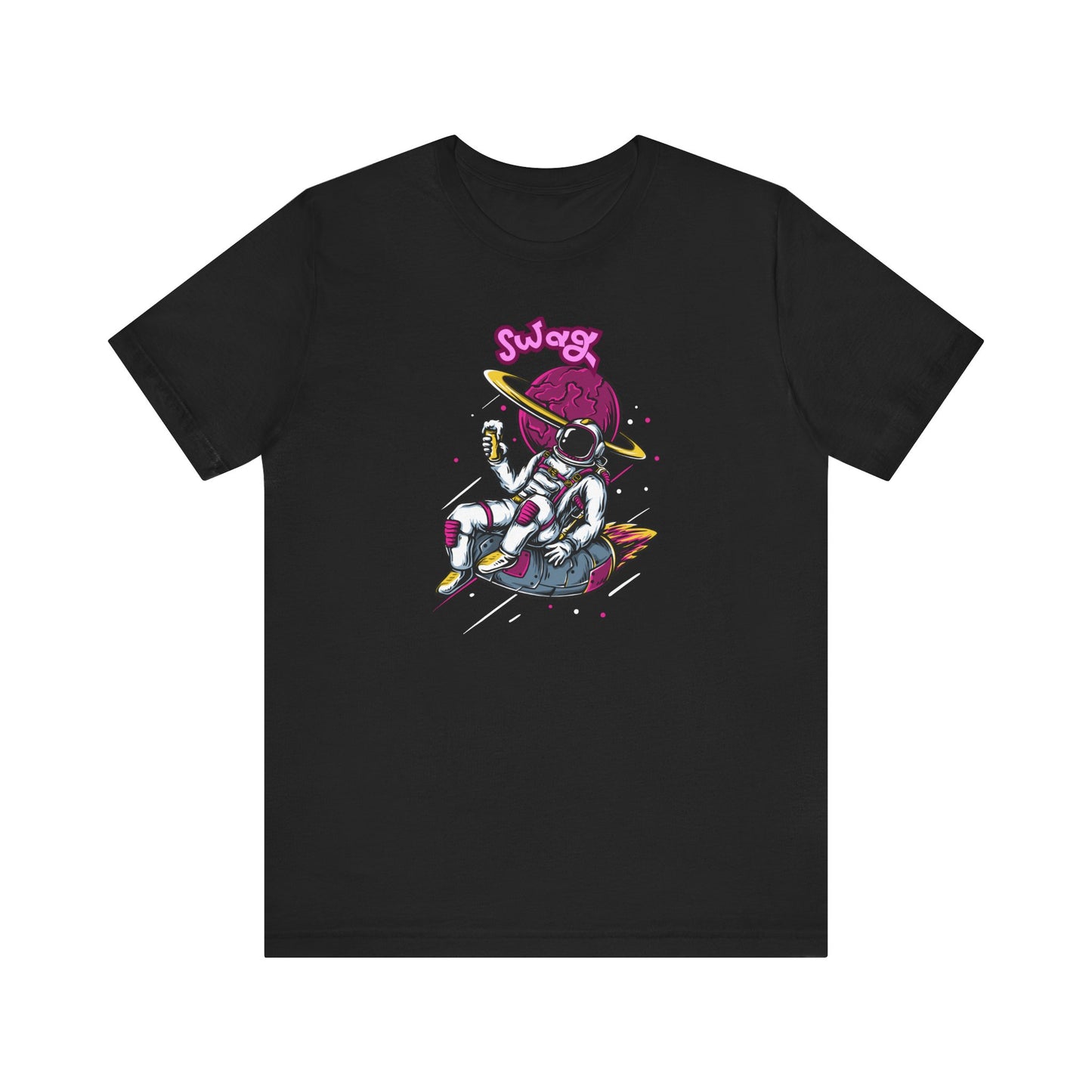 Cool Space Swag Unisex Short Sleeve Tee | Fun Graphic Tee for Casual Wear