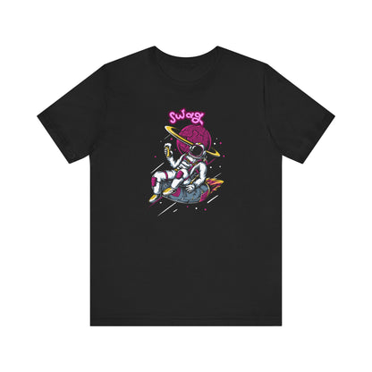 Cool Space Swag Unisex Short Sleeve Tee | Fun Graphic Tee for Casual Wear