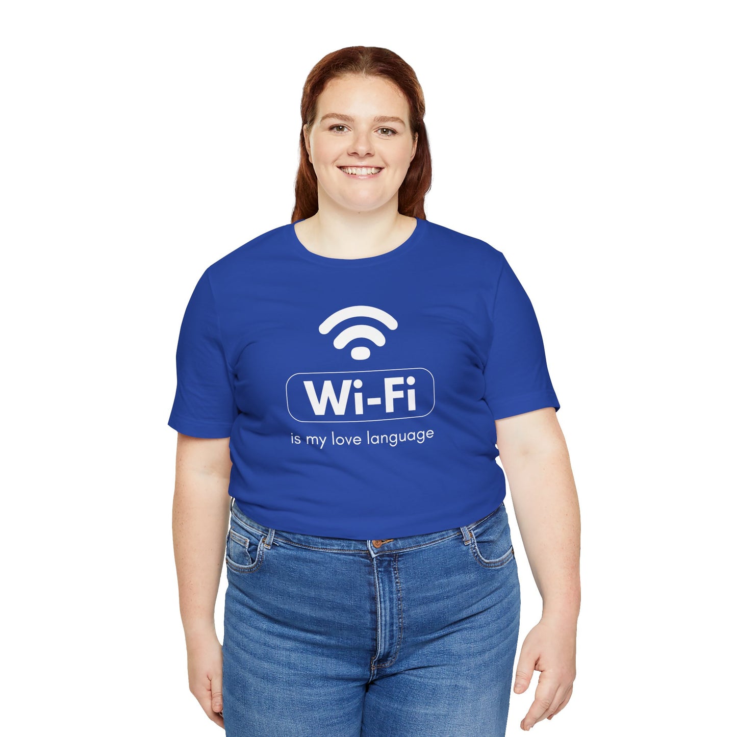 Funny Wi-Fi Love Language Unisex Short Sleeve Tee