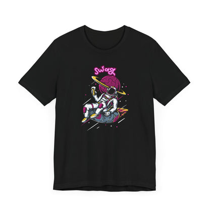 Cool Space Swag Unisex Short Sleeve Tee | Fun Graphic Tee for Casual Wear