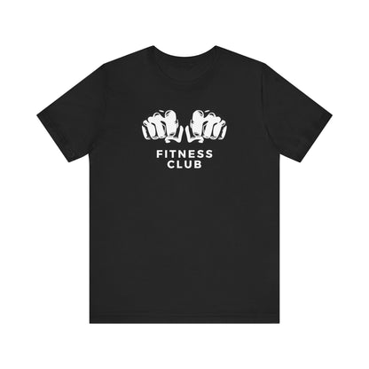 Fitness Club Unisex Jersey Tee - Bold Workout Shirt