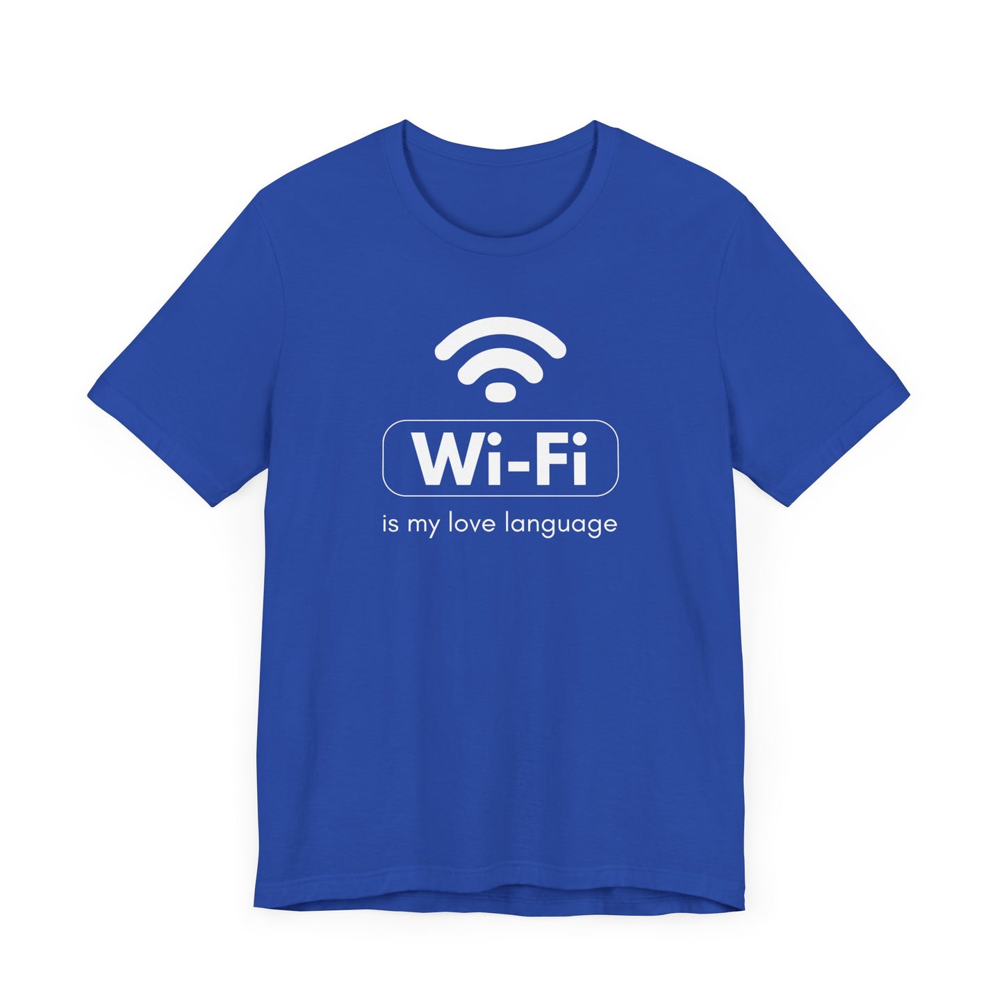 Funny Wi-Fi Love Language Unisex Short Sleeve Tee