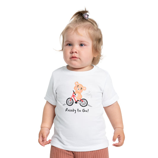 Cute Baby Short Sleeve T-Shirt - Ready to Go! - Fun and Playful Kids Wear