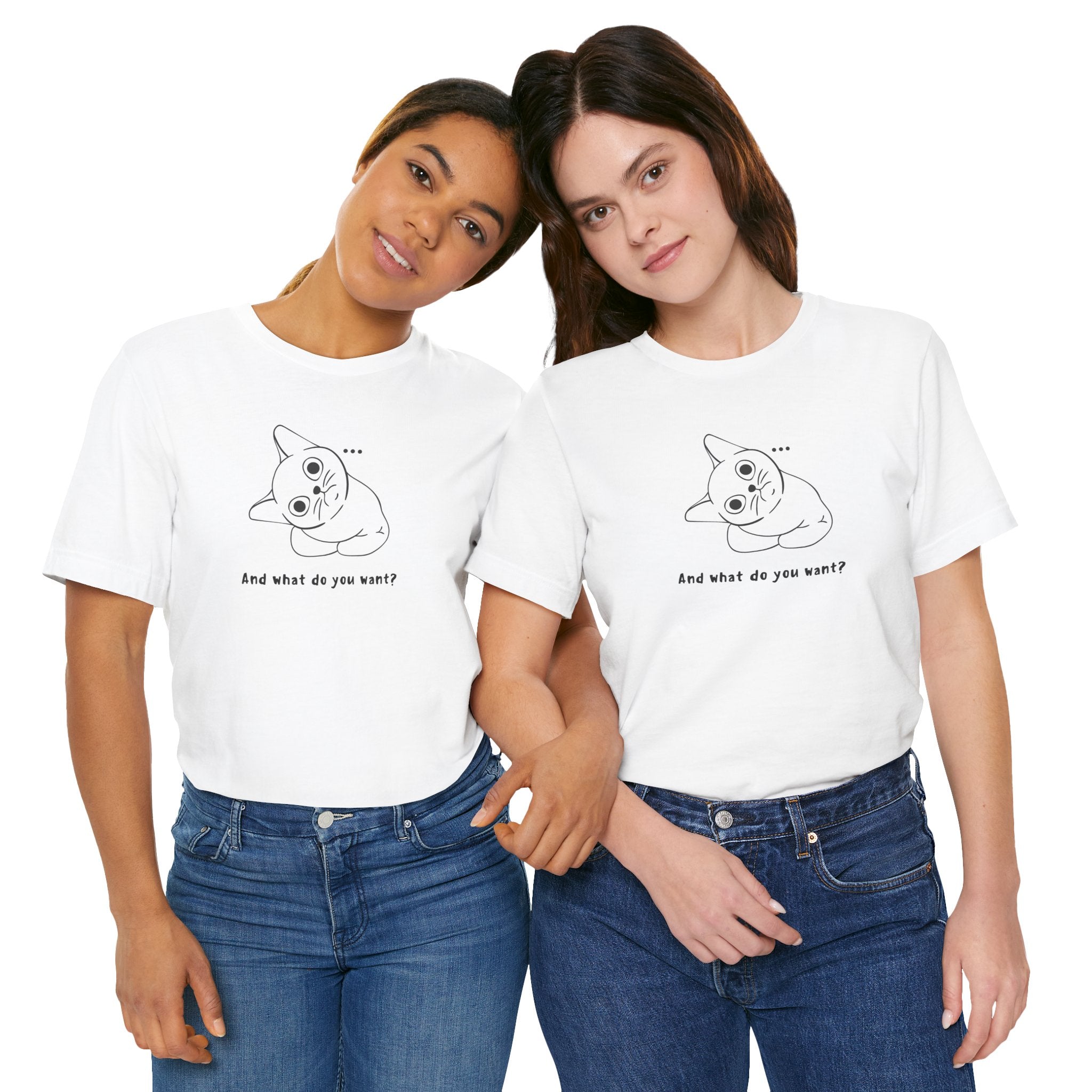 And what do you want? Motivational Sneaker Tee - Unisex Jersey Short Sleeve Tee