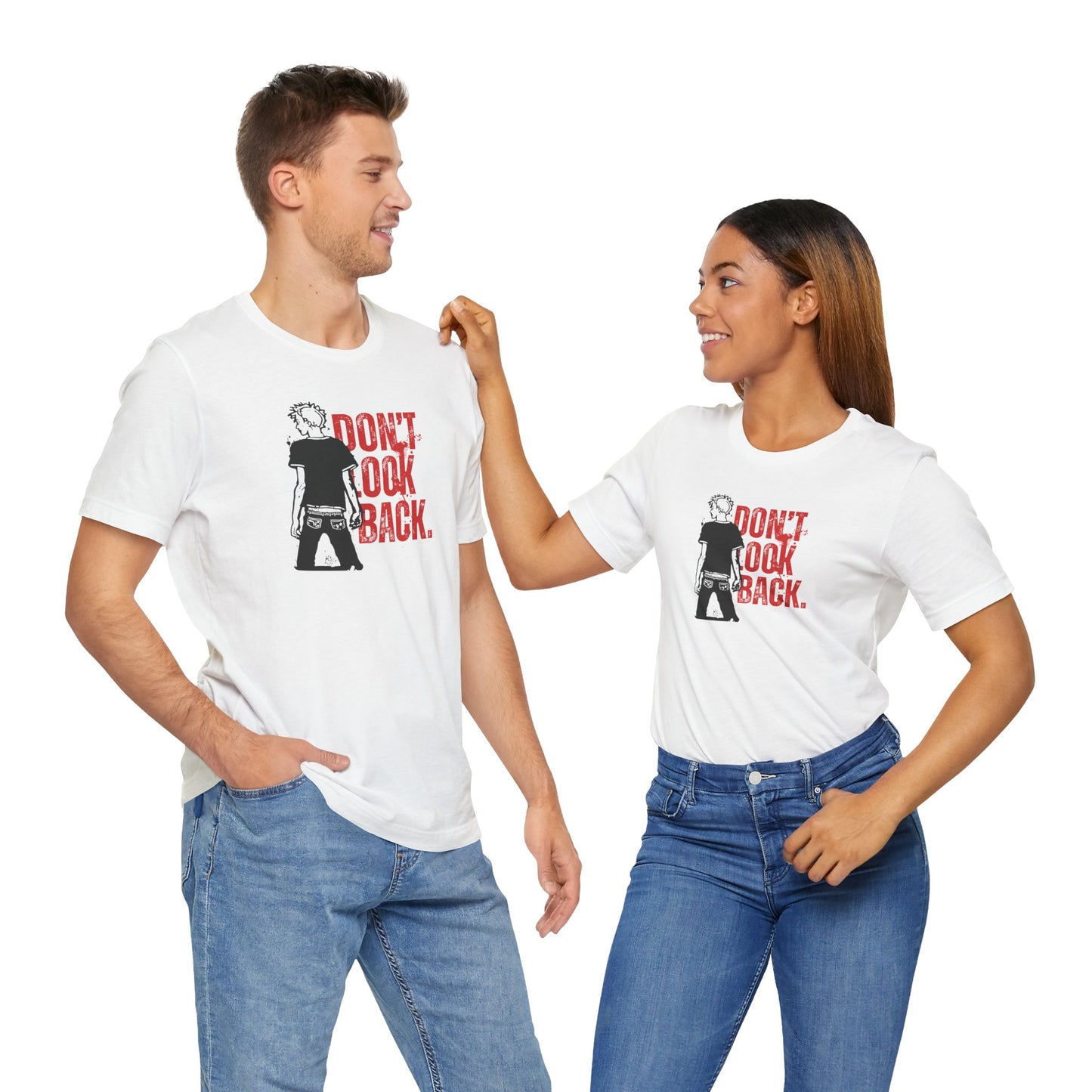 Inspirational Tee - 'Don't Look Back' Unisex Jersey