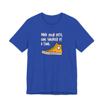 Inspirational Sneaker Tee - Unisex Jersey Short Sleeve