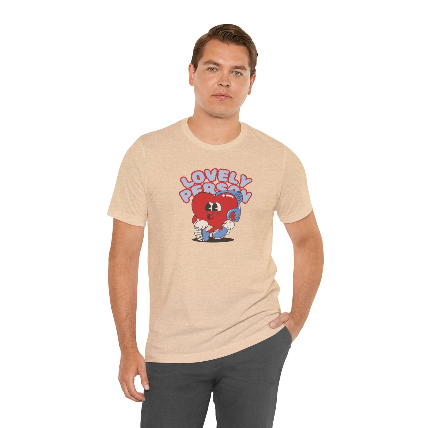 Lovely Person Short Sleeve Tee - Kind Souls Unisex Jersey