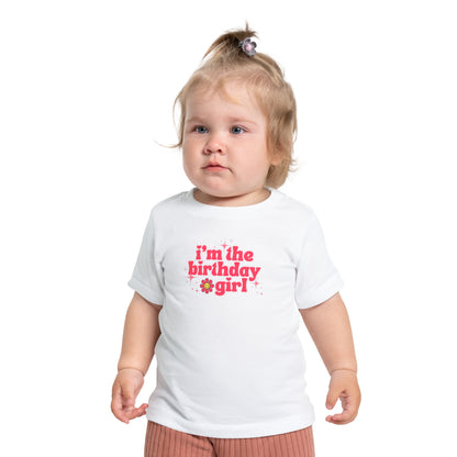 Birthday Girl Baby T-Shirt - Cute Short Sleeve Tee for Celebrating Special Occasions